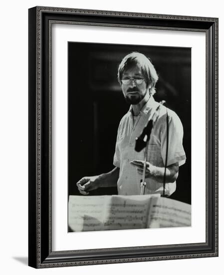 Michael Garrick at Berkhamsted Civic Centre, 1985-Denis Williams-Framed Photographic Print