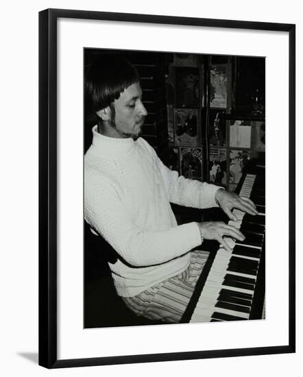 Michael Garrick Playing the Piano at the Bell, Codicote, Hertfordshire, 4 January 1981-Denis Williams-Framed Photographic Print