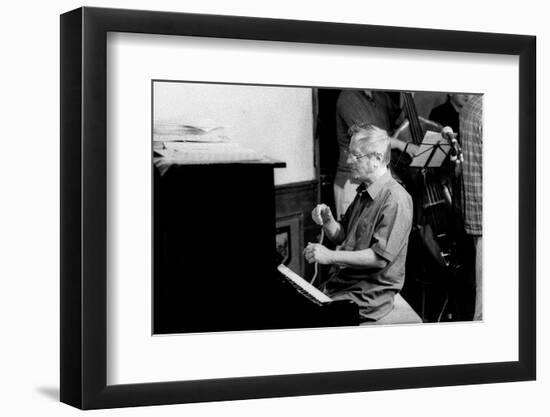 Michael Garrick, Watermill Jazz Club, Dorking, Surrey, May, 2001-Brian O'Connor-Framed Photographic Print