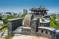 Huge Stone Walls around the Fortress of Suwon, UNESCO World Heritage Site, South Korea, Asia-Michael-Photographic Print