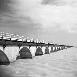 View of the Seven Mile Bridge from the Camping Areas-Michael J. Ackerman-Photographic Print