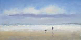 Beachside Stroll-Michael J^ Sanders-Art Print