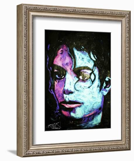 Michael Jackson 001-Rock Demarco-Framed Giclee Print