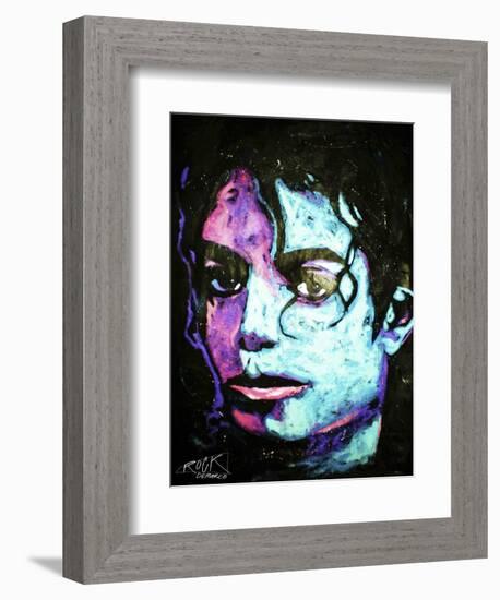 Michael Jackson 001-Rock Demarco-Framed Giclee Print