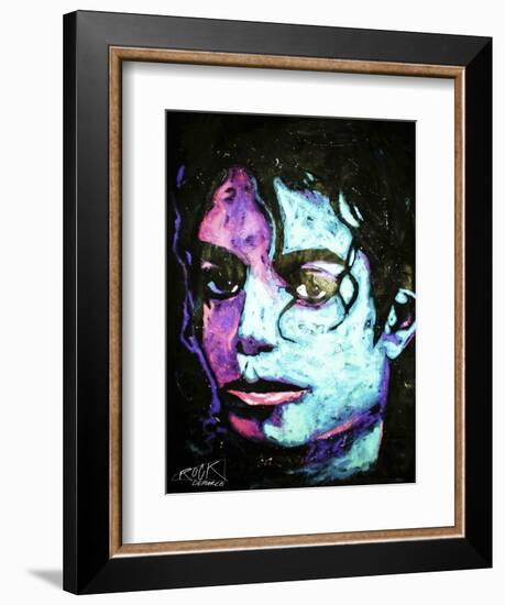 Michael Jackson 001-Rock Demarco-Framed Giclee Print