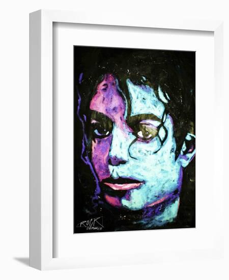 Michael Jackson 001-Rock Demarco-Framed Giclee Print