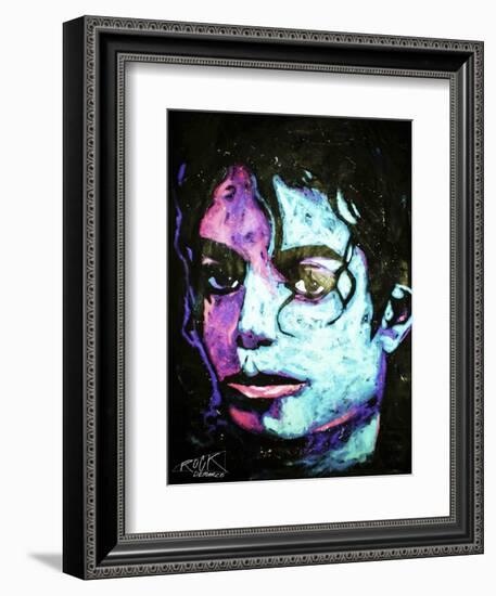 Michael Jackson 001-Rock Demarco-Framed Giclee Print