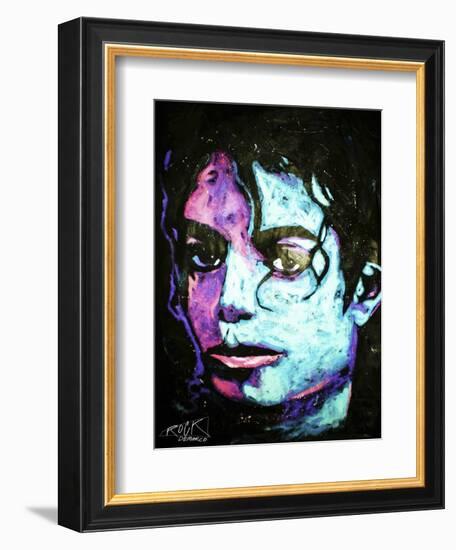 Michael Jackson 001-Rock Demarco-Framed Giclee Print