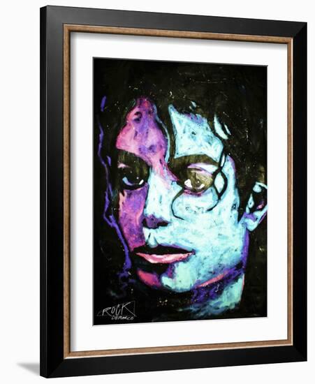 Michael Jackson 001-Rock Demarco-Framed Giclee Print