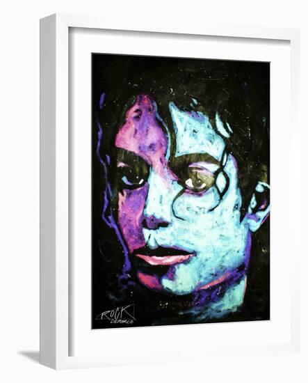 Michael Jackson 001-Rock Demarco-Framed Giclee Print