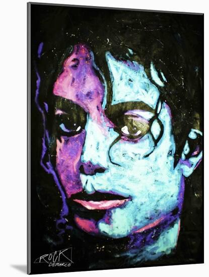 Michael Jackson 001-Rock Demarco-Mounted Giclee Print