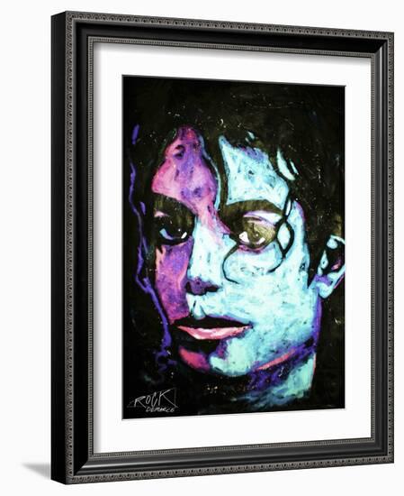 Michael Jackson 001-Rock Demarco-Framed Giclee Print