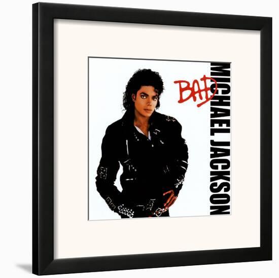 Michael Jackson: Bad-null-Framed Art Print