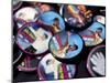 Michael Jackson Buttons Sold at Viewing of His Memorial near Apollo Theatre, July 7, 2009-null-Mounted Photographic Print