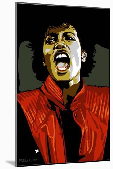 Michael Jackson - Thiller-Emily Gray-Mounted Giclee Print