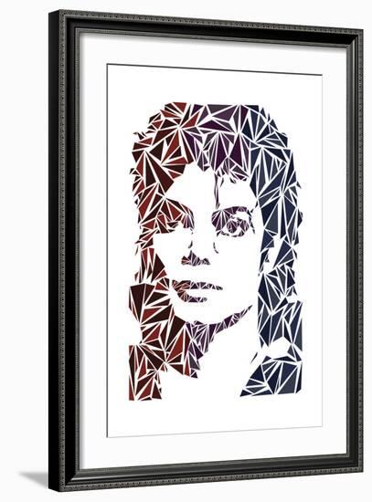 Michael Jackson-Cristian Mielu-Framed Art Print