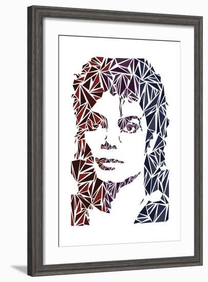 Michael Jackson-Cristian Mielu-Framed Art Print