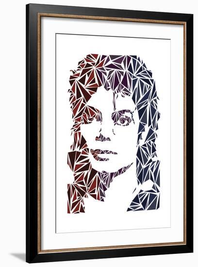 Michael Jackson-Cristian Mielu-Framed Art Print