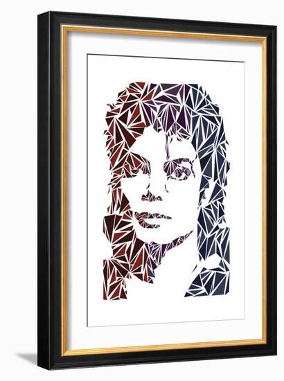 Michael Jackson-Cristian Mielu-Framed Art Print