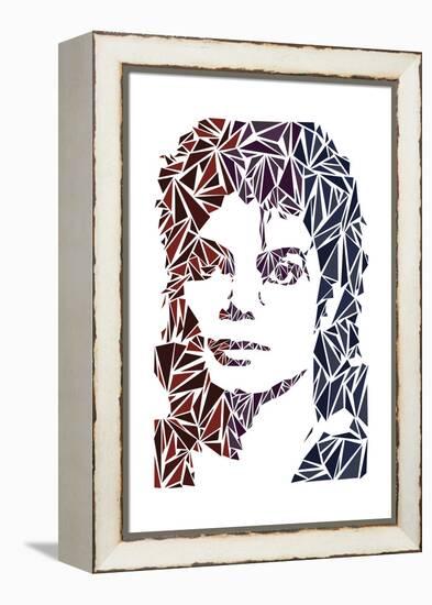 Michael Jackson-Cristian Mielu-Framed Stretched Canvas