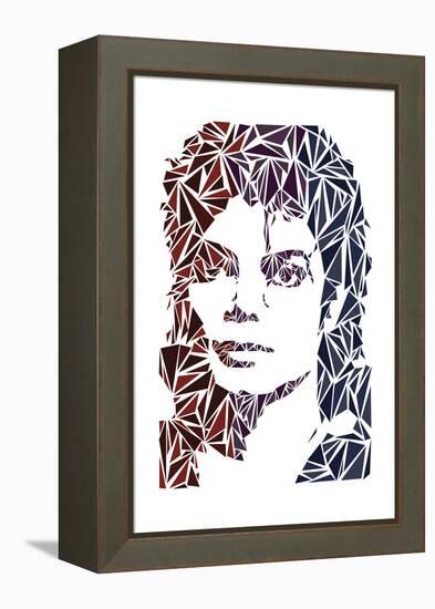 Michael Jackson-Cristian Mielu-Framed Stretched Canvas