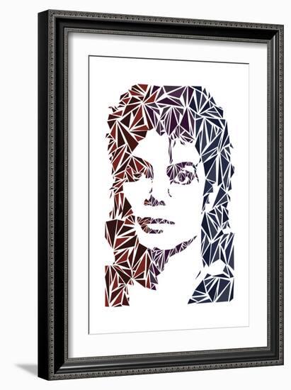 Michael Jackson-Cristian Mielu-Framed Premium Giclee Print