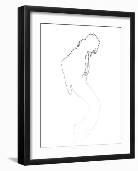 Michael Jackson-Logan Huxley-Framed Premium Giclee Print