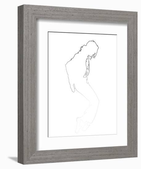 Michael Jackson-Logan Huxley-Framed Art Print