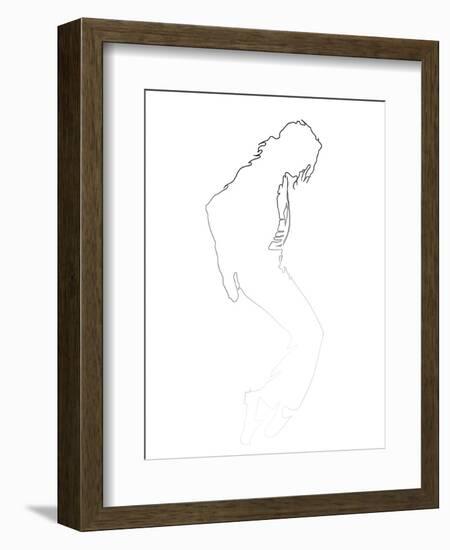 Michael Jackson-Logan Huxley-Framed Art Print