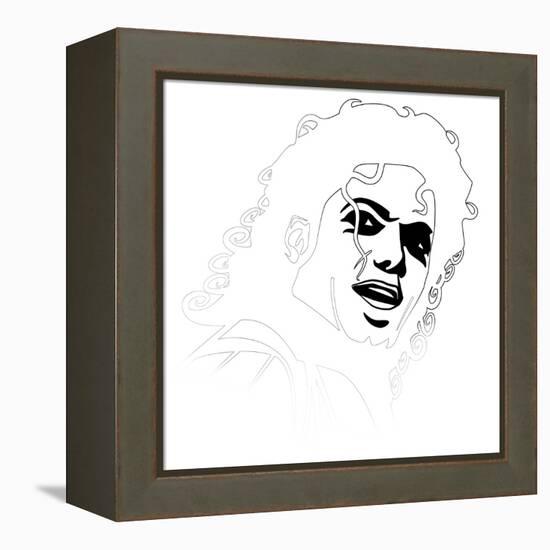 Michael Jackson-Logan Huxley-Framed Stretched Canvas