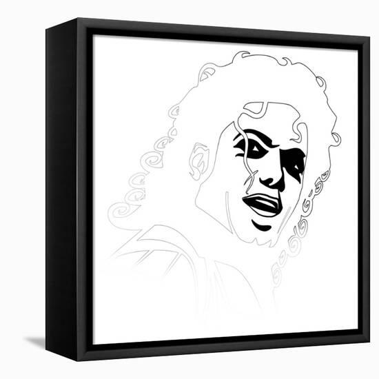 Michael Jackson-Logan Huxley-Framed Stretched Canvas