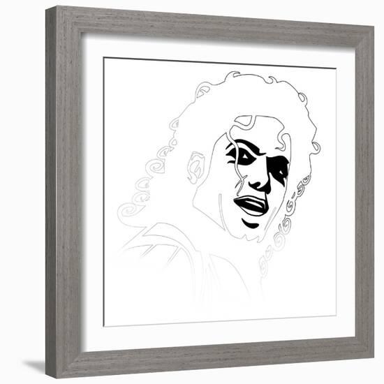 Michael Jackson-Logan Huxley-Framed Art Print