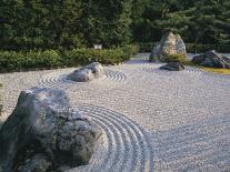 Raked Stone Garden, Taizo-In Temple, Kyoto, Japan-Michael Jenner-Photographic Print