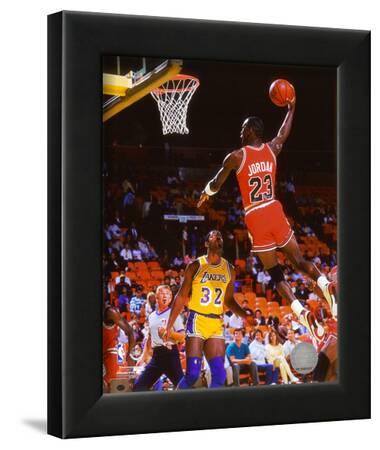 Michael Jordan Action Framed Photographic Print By Art Com