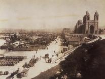 Port of Marseilles and Cathedral-Michael Maslan-Photographic Print