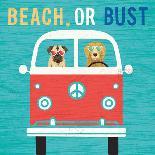 Beach Bums Bus-Michael Mullan-Art Print