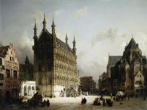The Town Hall, Louvain, Belgium-Michael Neher-Framed Premier Image Canvas