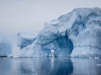 Large iceberg grounded on a reef at Peter I Island, Bellingshausen Sea, Antarctica-Michael Nolan-Photographic Print