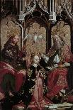Fathers ofChurch Altar. Totale.Churchfathers: Hieronymus, Augustinus, Gregor and Ambrosius-Michael Pacher-Giclee Print