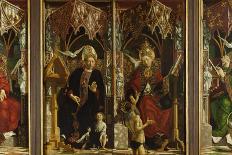 Altarpiece of the Four Latin Doctors, about 1480. Right Panel, Inner Part, St. Ambrose-Michael Pacher-Giclee Print