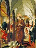 Church Father Altar. Right Outer Wing: St. Augustin and Satan-Michael Pacher-Giclee Print