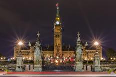 Parliament Hill and the Capital Parliament Building, Ottawa, Ontario, Canada, North America-Michael-Photographic Print
