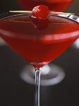 Cranberry Martini with Cocktail Cherry-Michael Paul-Photographic Print