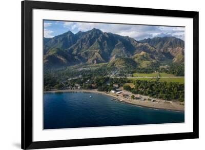 Aerial of the costal exclave Oecusse (Oecussi), East Timor, Southeast