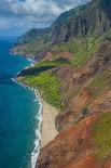 Aerial of the Rugged Napali Coast, Kauai, Hawaii, United States of America, Pacific-Michael Runkel-Photographic Print