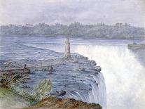 American Falls at Niagara from the Table Rock on the Canada Side, July 22, 1846-Michael Seymour-Framed Giclee Print