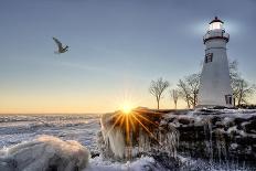 Prairie Boardwalk Sunset-Michael Shake-Photographic Print