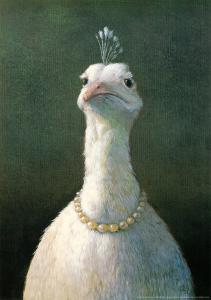 Fowl with Pearls by Michael Sowa