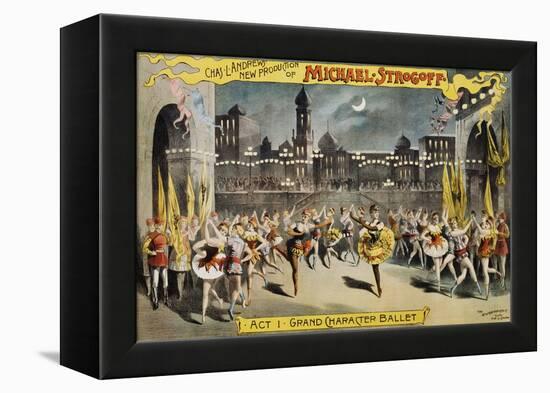 Michael Strogoff Ballet Production Poster-null-Framed Premier Image Canvas