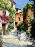 Sunny Street in Portofino-Michael Swanson-Art Print
